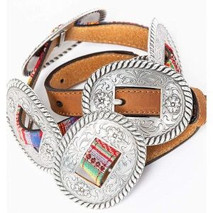Serape concho belt